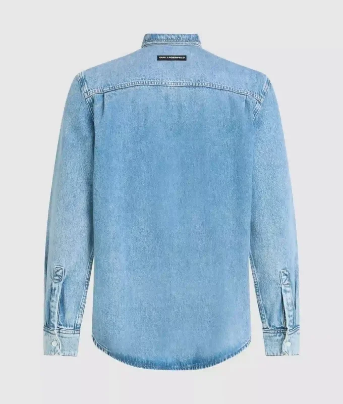 Pitkähihainen denimpaita Pitkähihainen denimpaita