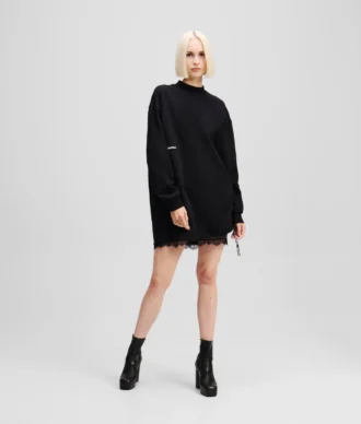 PITSIKORISTELTU SWEAT-MEKKO