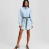 PUFF-HIIHTOINEN DENIMPAITA PUFF-HIIHTOINEN DENIMPAITA