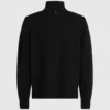 Puolivetoketjullinen turtleneck-villapaita Puolivetoketjullinen turtleneck-villapaita