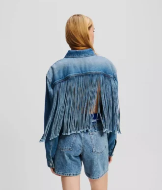 RENTO FRINGED DENIM -TAKKI