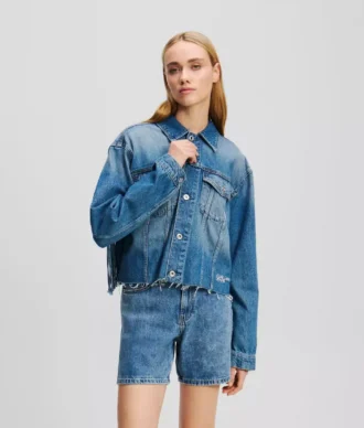 RENTO FRINGED DENIM -TAKKI