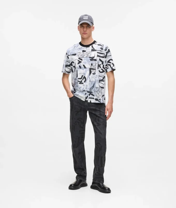 Rento Monogram-T-paita Rento Monogram-T-paita