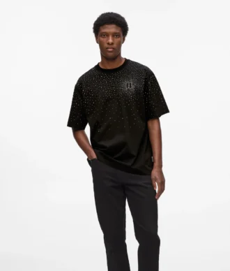 Rhinestone Monogram -T-paita