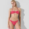 RIBBED BANDEAU BIKINI TOP RIBBED BANDEAU BIKINI TOP