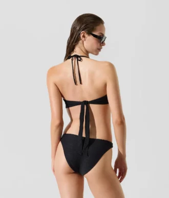 RIBBED BANDEAU BIKINI TOP