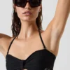 RIBBED BANDEAU BIKINI TOP RIBBED BANDEAU BIKINI TOP