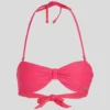 RIBBED BANDEAU BIKINI TOP RIBBED BANDEAU BIKINI TOP