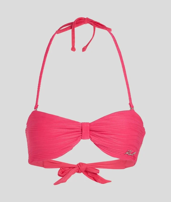 RIBBED BANDEAU BIKINI TOP RIBBED BANDEAU BIKINI TOP