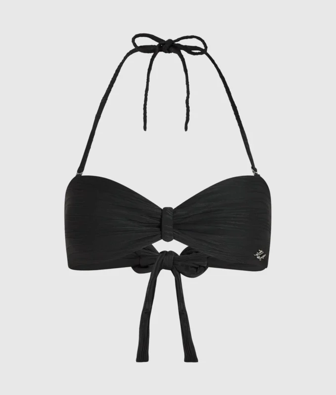 RIBBED BANDEAU BIKINI TOP RIBBED BANDEAU BIKINI TOP