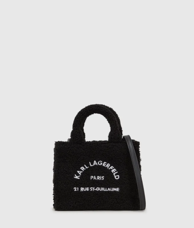 Rue St-Guillaume -minikokoinen shearling-kassi Rue St-Guillaume -minikokoinen shearling-kassi