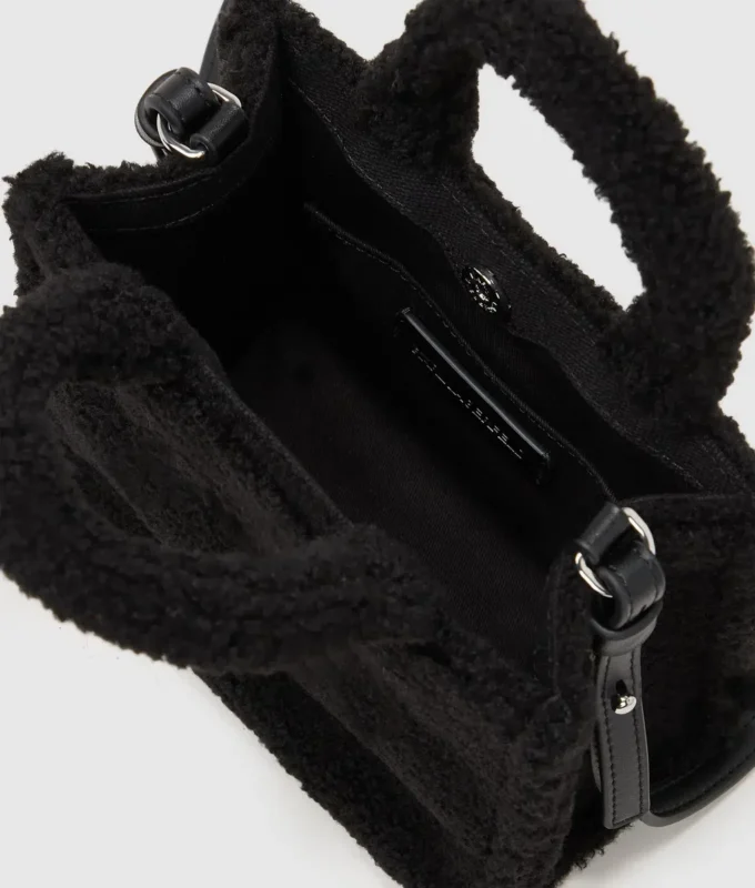 Rue St-Guillaume -minikokoinen shearling-kassi Rue St-Guillaume -minikokoinen shearling-kassi