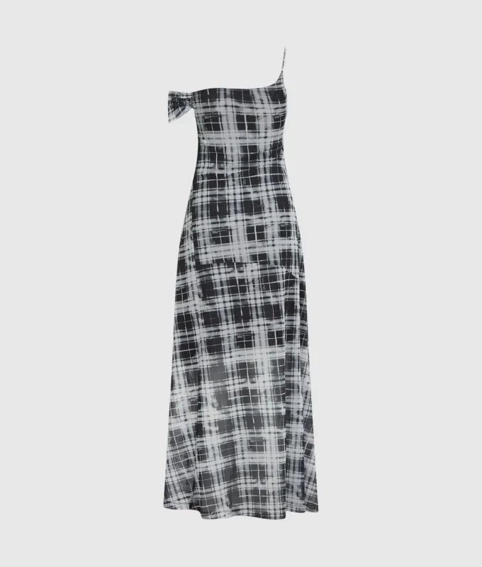 Ruudullinen verkkomaximekko Ruudullinen verkkomaximekko