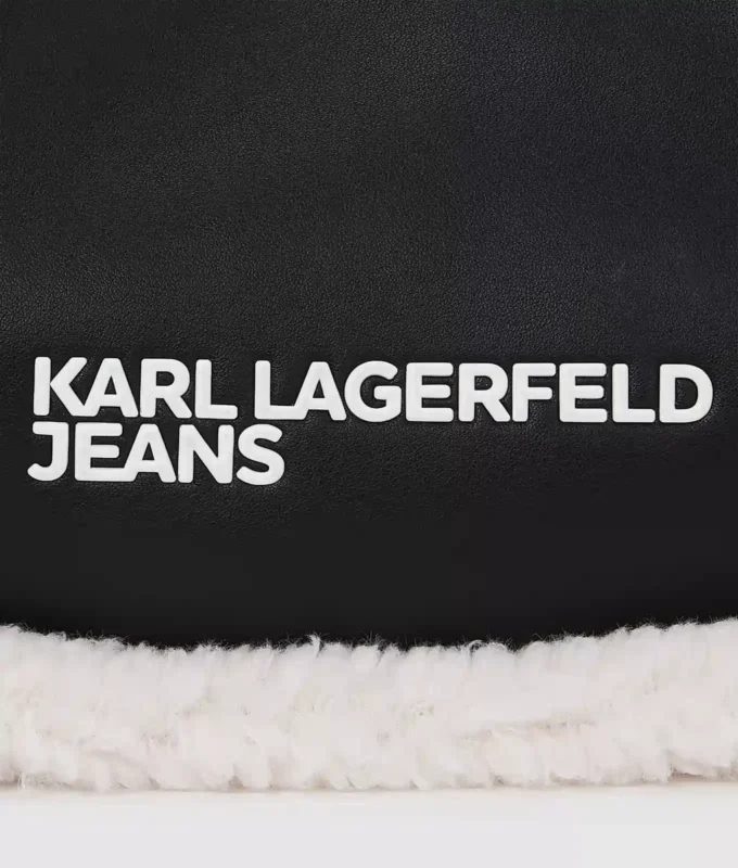 Shearling-kuu-olkalaukku Shearling-kuu-olkalaukku