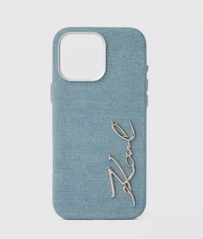 Signature-denim-kotelo iPhone 16 Pro Max -puhelimelle Signature-denim-kotelo iPhone 16 Pro Max -puhelimelle