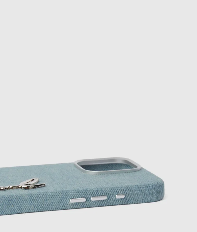 Signature-denim-kotelo iPhone 16 Pro Max -puhelimelle Signature-denim-kotelo iPhone 16 Pro Max -puhelimelle