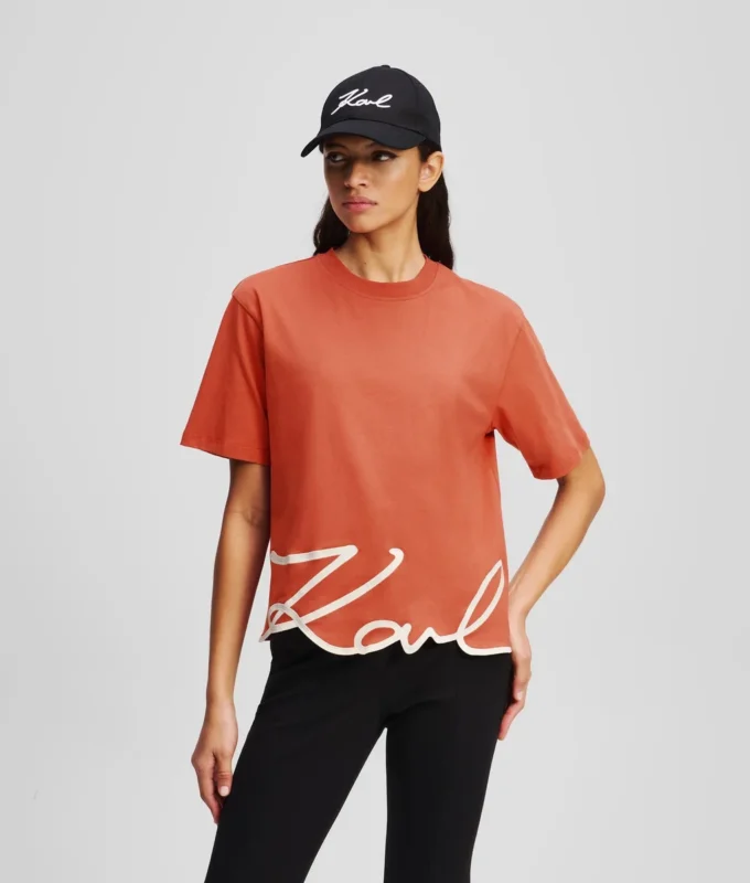 SIGNATURE HEM T-PAITA SIGNATURE HEM T-PAITA