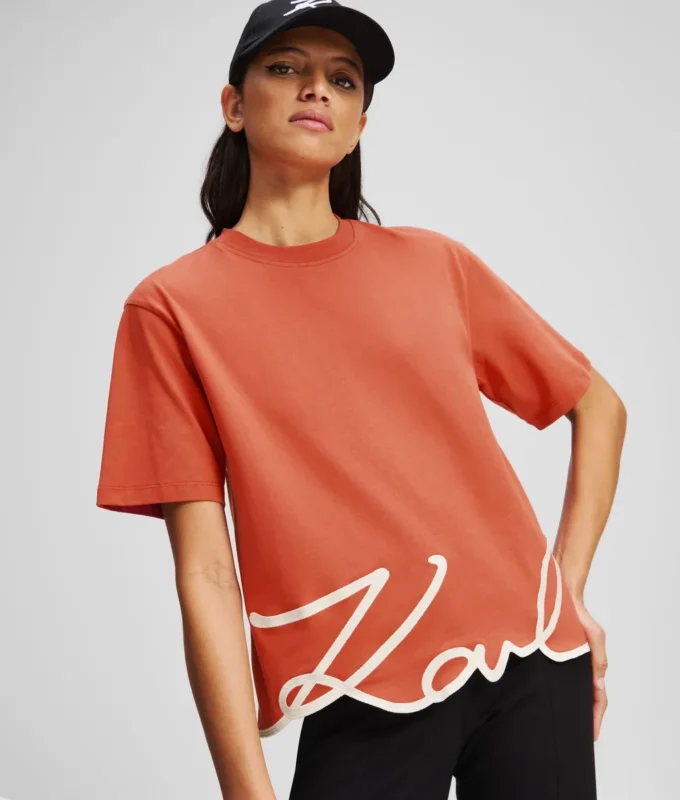 SIGNATURE HEM T-PAITA SIGNATURE HEM T-PAITA