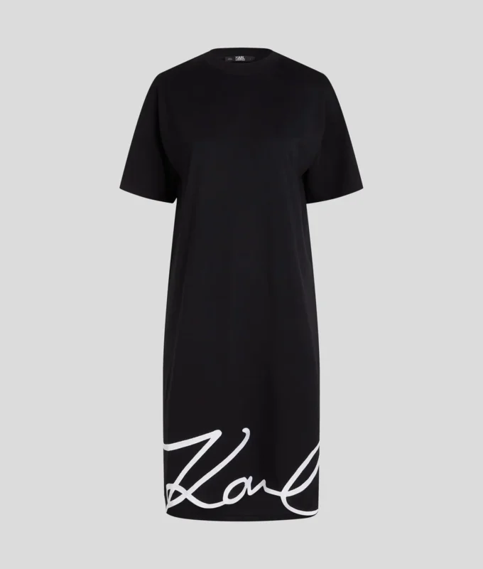 SIGNATURE HEM T-PAITA-MEKKO