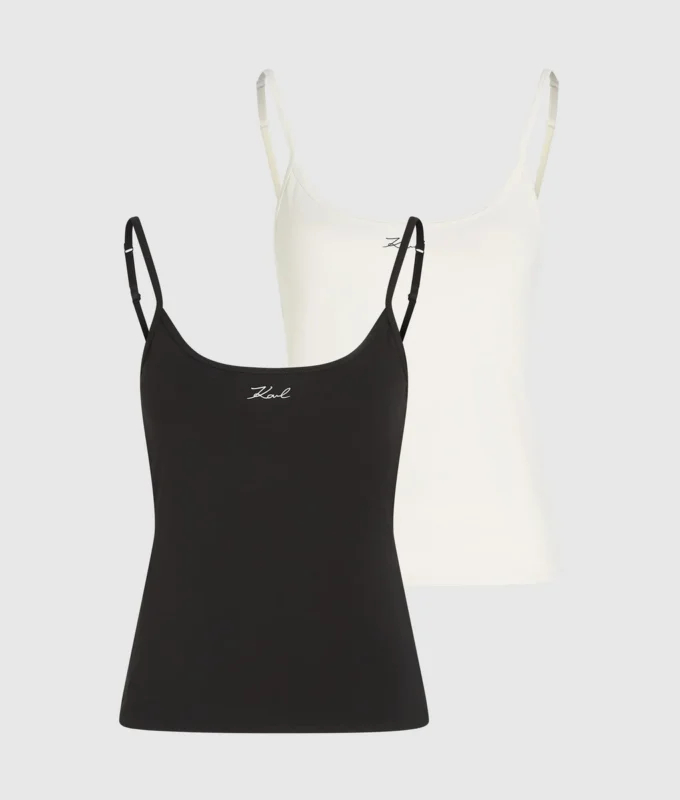 Signature-mallinen camisole-toppi – 2 kpl Signature-mallinen camisole-toppi – 2 kpl