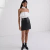 STRAPLESS POPLIN SHIRT STRAPLESS POPLIN SHIRT