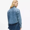 Suorakaiteen muotoinen denimpaita Suorakaiteen muotoinen denimpaita