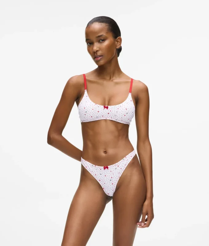 Sydänkuvioinen bralette Sydänkuvioinen bralette