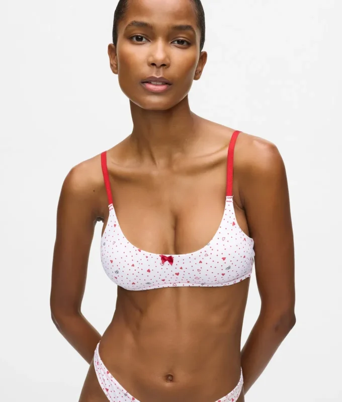 Sydänkuvioinen bralette Sydänkuvioinen bralette