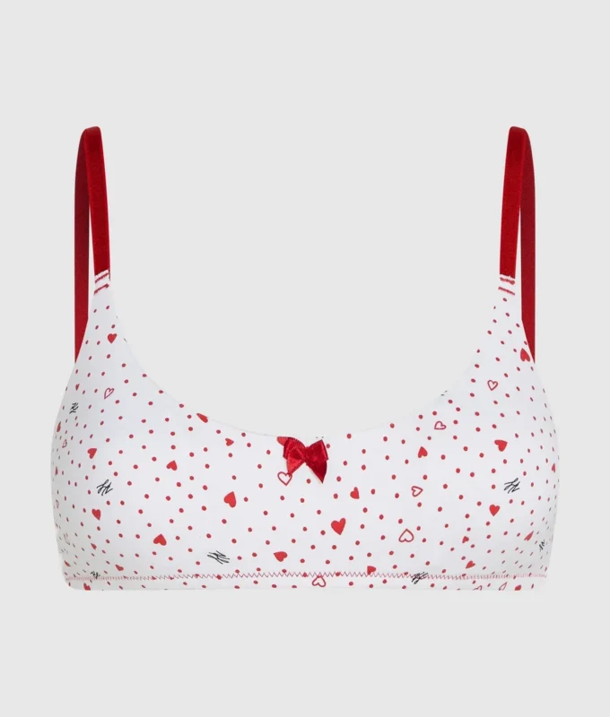 Sydänkuvioinen bralette Sydänkuvioinen bralette