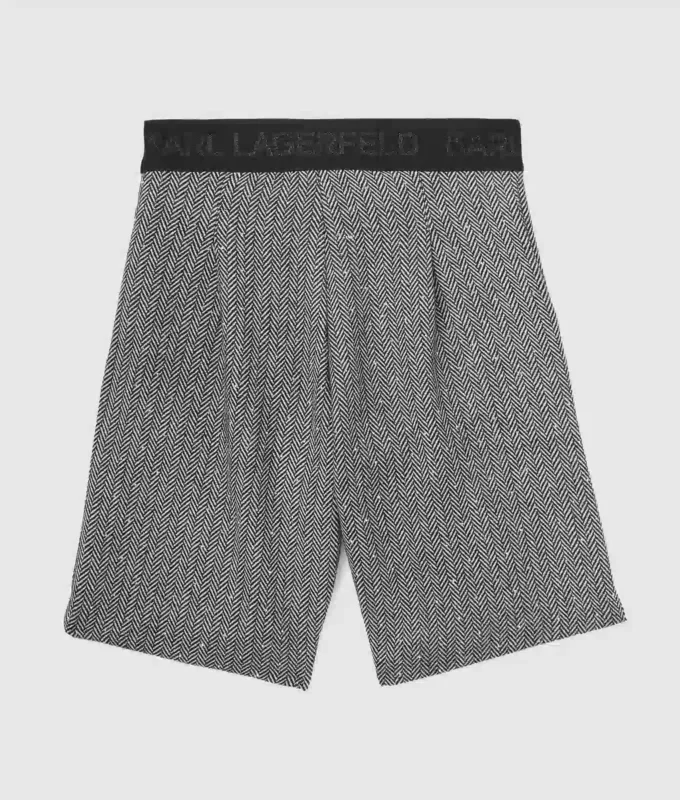 Tyttöjen bouclé-shortsit Tyttöjen bouclé-shortsit