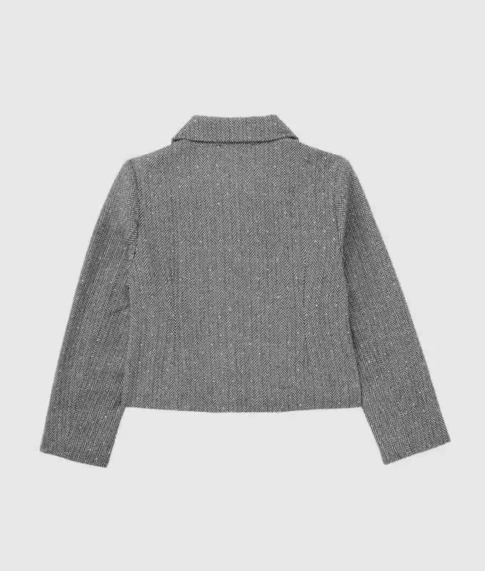 Tyttöjen bouclé-takki Tyttöjen bouclé-takki