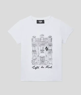 TYTTÖJEN CAFÉ DE KARL -T-PAITA