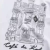 TYTTÖJEN CAFÉ DE KARL -T-PAITA