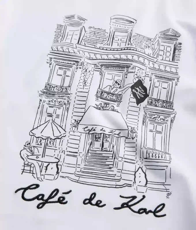 TYTTÖJEN CAFÉ DE KARL -T-PAITA