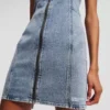 V-KAULAINEN DENIM-MEKKO V-KAULAINEN DENIM-MEKKO