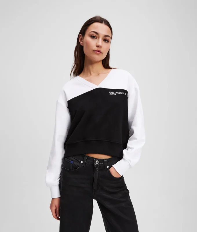 V-KAULAINEN SWEATSHIRT
