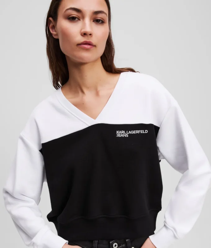 V-KAULAINEN SWEATSHIRT