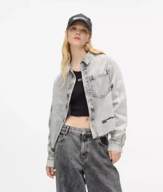 Valkaistu denimpaita