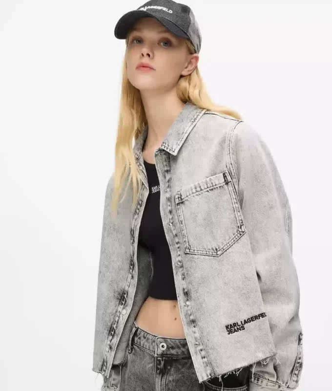 Valkaistu denimpaita Valkaistu denimpaita