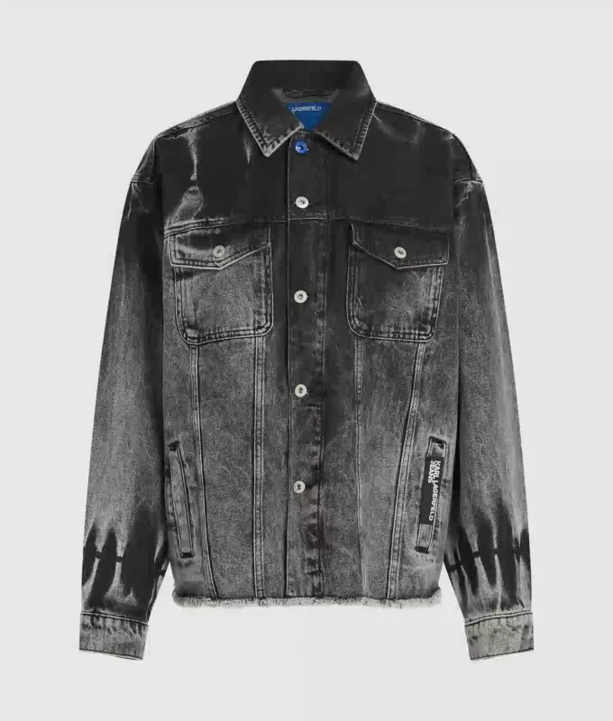 Valkaistu denimtakki Valkaistu denimtakki
