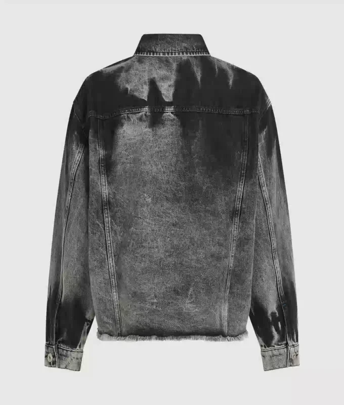Valkaistu denimtakki Valkaistu denimtakki