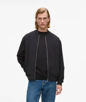 Vetoketjullinen bomber-takki