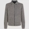 Vetoketjullinen bouclé-tweed-takki Vetoketjullinen bouclé-tweed-takki