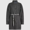 Vyötäröinen denim-mekko Vyötäröinen denim-mekko