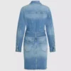 Vyötäröinen denim-mekko Vyötäröinen denim-mekko