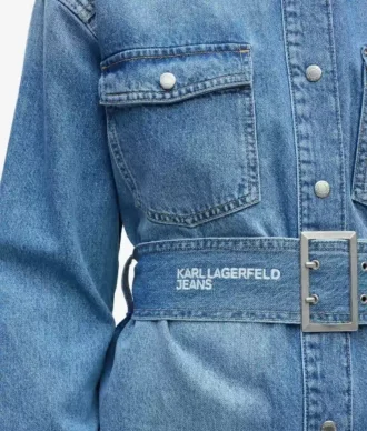 Vyötäröinen denimpaita
