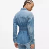 Vyötäröinen denimpaita Vyötäröinen denimpaita