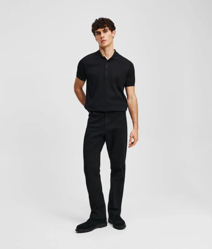 ZIP-DETAIL TAPERED JEANS ZIP-DETAIL TAPERED JEANS