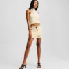 ZIP-FRONT SLEEVELESS TOP ZIP-FRONT SLEEVELESS TOP